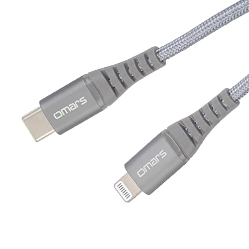 NOVOO Omars iPhone-Kabel, 1 m, iPhone-Ladegerät, MFi-zertifiziert, langes Lightning-Kabel, Schnellladegerät für iPhone 13 12 PRO Max Mini 11 SE 2020 X XS Max XR 8 Plus 7 6s 6 5 5s 5c iPad-Grau von NOVOO