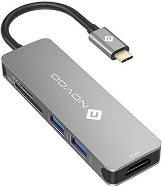 Novoo USB-C Aluminium Hub 5 Anschlüsse von NOVOO