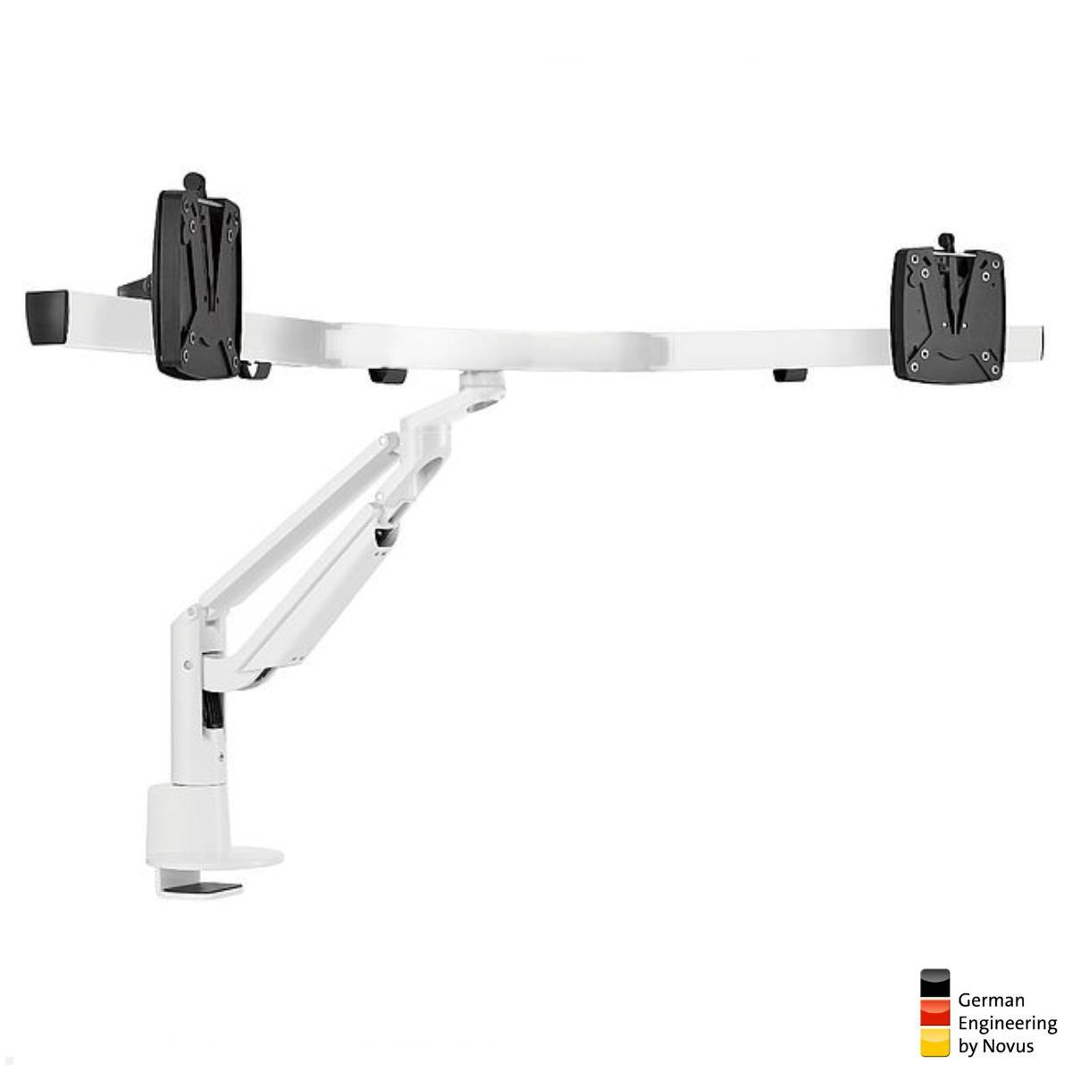 Novus Clu Plus X3 C Monitorhalter f?r 2 Monitore bis 32 Zoll (993+2011+002), wei... von NOVUS