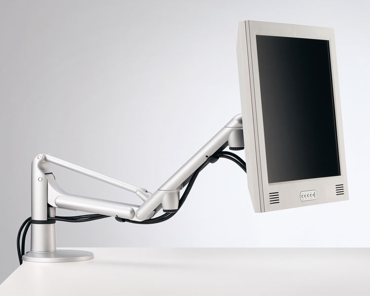 Novus LiftTEC Arm 2 Monitor Tischhalterung 7-15 kg silber (930+2159+000) von NOVUS
