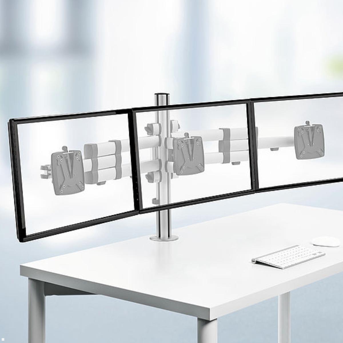 Novus Mehrplatzset TSS Trio Monitor Tischhalterung f?r 3 Monitore (220+0300+000) von NOVUS