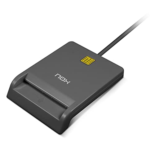 NOX XTREME PRODUCTS Lite Citizen - Elektronischer Kartenleser, kompatibel mit Cartão de Cidadão (Portugal) und Electronic DNI (Spanien). USB 2.0-Anschluss, Abmessungen 65x85x18mm, Farbe Schwarz von NOX XTREME PRODUCTS