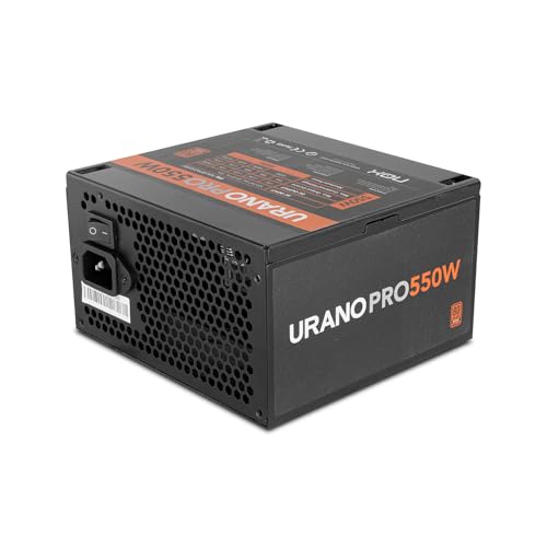NOX URANO PRO 550W Bronze - Netzteil 550W, 80 Plus Bronze Zertifiziert, ATX MB, SATA, EPS, PCIE, 12V, Molex, 120mm PWN Lüfter, Auto Voltage (100-240V), Schwarz. von NOX XTREME PRODUCTS
