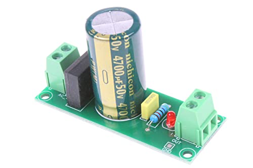 NOYITO 50 V 4700 uF 6 A Gleichrichter-Filter, Powerboard, Einzelversorgungsgleichrichter AC auf DC Strommodul von NOYITO