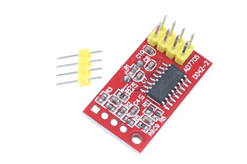 NOYITO AD7705 Dual 16-Bit ADC Datenerfassungsmodul Input Gain Programmierbare SPI Schnittstelle TM7705 von NOYITO