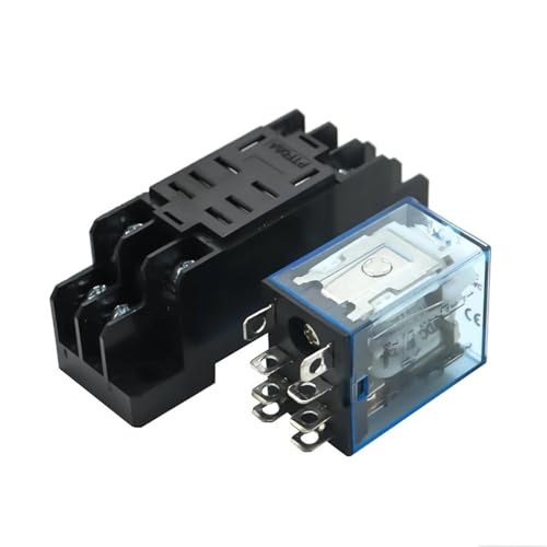 1 STÜCKE LY2NJ HH62P HHC68A-2Z Elektronisches Mikroelektromagnetisches Relais 10A 8PIN Spule mit Sockelsockel DC12V 24V AC110 220V(DC 12V) von NOZLIHMH