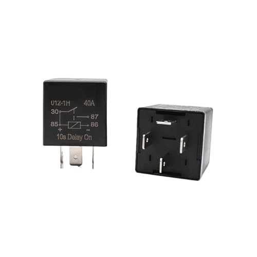 12 V Zeitverzögerungsrelais 1 s 6 s 10 s 30 s 1 min Programmierbare Verzögerung an/aus 1 Stück(24V 5Pin 2Outputs,60s Delay on) von NOZLIHMH