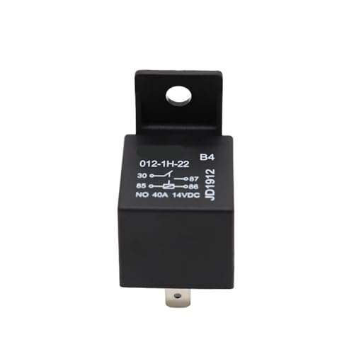 12V 24V 4pin 5pin 40A Automotive Relay with Bracket for Auto Motorcycle 1PCS(24V 5Pin) von NOZLIHMH
