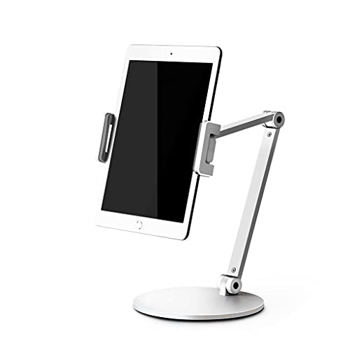 NPO Mobile Phone Ständer Tablet Ständer, iPad Ständer, Stabiler Ganzmetall Tablet Halterung Verstärkung iPad Stand Halter Dock für Alle Tablet/Smartphones und weiteres Geräte von 4.7 bis 12.9 Zoll von NPO