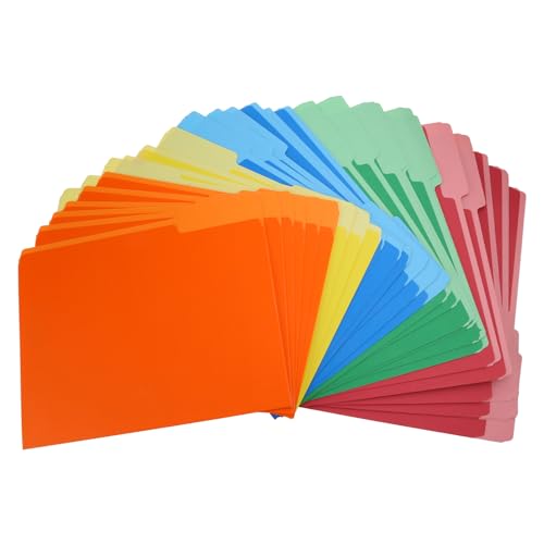 30 PCs/Set Papierordner Buchstaben Größen Ordner 5 Verschiedene Farben Ordner Papierdatei Ordner School Office Supplies von NPXUAMTJ