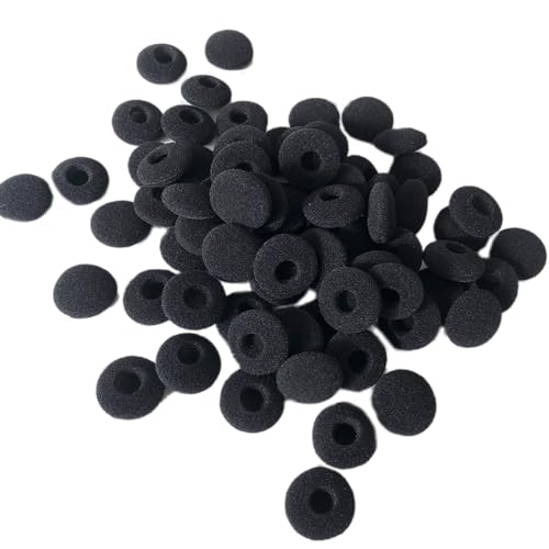 50pcs Headset Ohrhörer Protektorkappen Flexible Kopfhörer Spitze Ohrpolster Ersatzschwamm Abdeckung Kissen Pads Ohrstöpsel von NPXUAMTJ