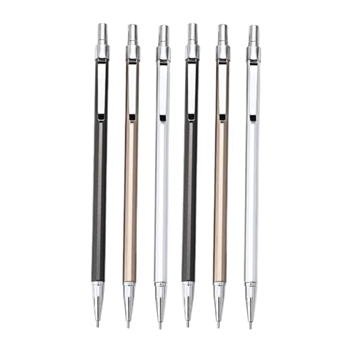 6pcs Metallzeichnung Mechanische Stifte Für Den Schmaler Carpenter Carpenter Stifte Für Die Markierung Von Skizzieren von NPXUAMTJ