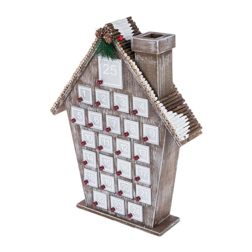 Dekoratives Holz Weihnachtskalender Mit 25 Gegenwart Box Für Erwachsene Kills Urlaubszeit Gegenwärtige Advents Holzkalender Schreibtisch Ornament von NPXUAMTJ