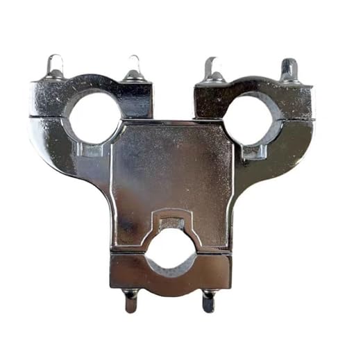 Drum Expansion Clip Musikinstrumententeile Hardwareklemme Multifunktionelle Drei Loch Trommelsitze Stecker Metallklemme von NPXUAMTJ