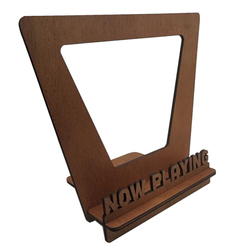 Einfache Rekordunterstützung Holzrekordständer Mit 3D Vintage Designs Für Mehrere Album Platten Display Racks von NPXUAMTJ