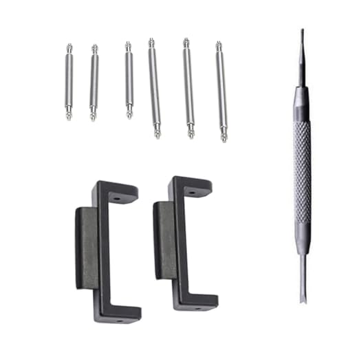 NPXUAMTJ 1 Paar Watch Band Adapter Armband Gurt Link Anhang Mit Installationswerkzeugen 22 Mm Für DW-5600 DW-6900 DW-9052 GLS-8900 von NPXUAMTJ