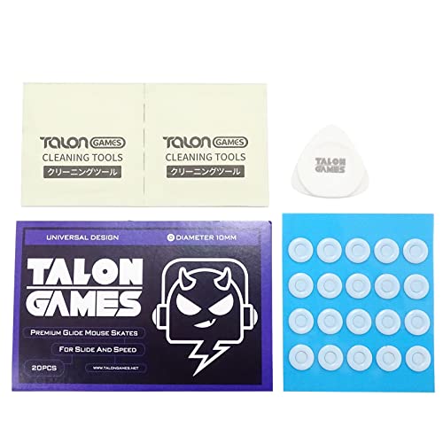 NPXUAMTJ 1 Packung Maus Skates Dots Mausfüße Pads Aufkleber Für Gaming Maus Anti Rutsch Pad 20 Stück 10 Mm von NPXUAMTJ