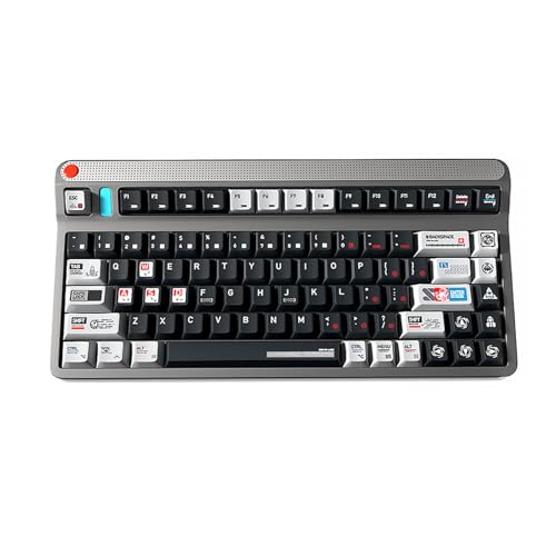 NPXUAMTJ 183-Tasten Tastenkappen Set Komfortabel Mit Reichhaltigem Detail Und Mondprojekt Thema Für Gaming Und Büro Mechanische Tastaturen von NPXUAMTJ