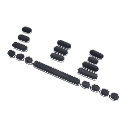 NPXUAMTJ 18pcs Runde Punk Schlüsselcap Set Verbesserung Der Tippgenauigkeitstschlüsselkappen Ersatz Tastaturkaps Für Tastaturen Geeignet von NPXUAMTJ