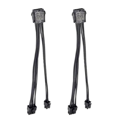 NPXUAMTJ 2pcs 8Pin Bis 8+4Pin Stromadapter Kabel 8Pin Frauen Bis 8+4Pin Männliche Motherboards Power Connectors Black 20 cm von NPXUAMTJ