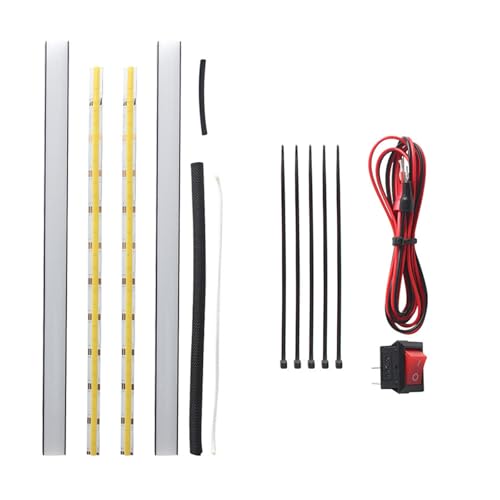 NPXUAMTJ 3D Drucker Erweiterung LED Lichtleisten 2 Farbmodi Für 3D Drucker LED Licht Aluminiumrahmen Umschalter von NPXUAMTJ