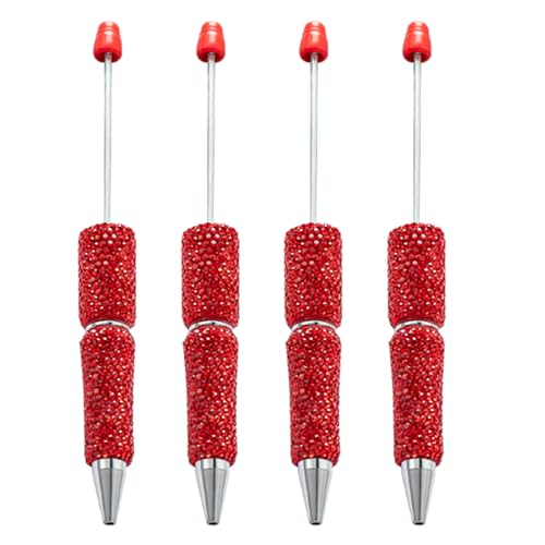 NPXUAMTJ 4 x Perlenstift, Perlenstift, glattes Schreiben, 1,0 mm, Schreibwaren-Stift, Strass-Stift von NPXUAMTJ