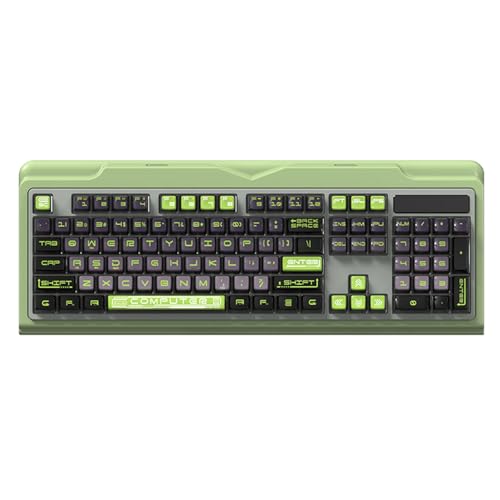 NPXUAMTJ Graugrüne Gaming Tastenkappen 116 Tasten Mechanische Tastaturen Puddings Translucents Keyset Tastaturen Tastenkappen von NPXUAMTJ
