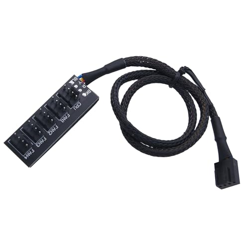 NPXUAMTJ Lüfter Splitter Für 4-poligen Verstellbaren Lüfter 5-Wege Adapter Für Mehrere Stromanschlüsse Lüftersteuerung NPXUAMTJ Lüfter Splitter Für 4-poligen Verstellbaren Lüfter 5-Wege Adapter Für Mehrere Stromanschlüsse Lüftersteuerung von NPXUAMTJ