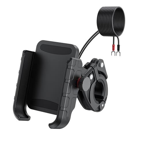NPXUAMTJ Motorrad-Handyhalterung mit USB 3.0 Schnellladung für 5-7,2 Zoll Geräte Halterung am Lenker oder Rückglas NPXUAMTJ Motorrad-Handyhalterung mit USB 3.0 Schnellladung für 5-7,2 Zoll Geräte Halterung am Lenker oder Rückglas von NPXUAMTJ