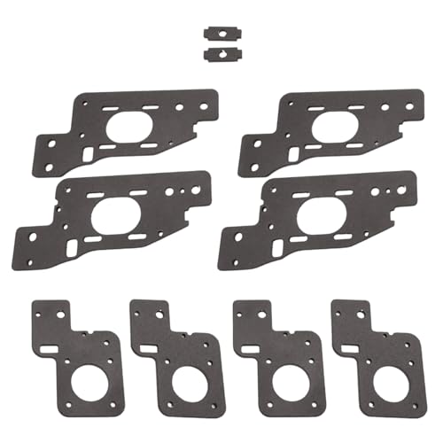 NPXUAMTJ Upgrade Aluminiumrahmen Metallkomponente AWD Motormontageplatte 3D Drucker 42 Schrittmotor Montageplatte Zubehör von NPXUAMTJ