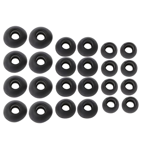 12 Paar Ohrhörer Silikon Ohrhörer Gele Ohrstöpsel Virtuelles Surround Headset L+R Kopfhörer Für 90% In Ear Ohrhörer von NPYQ
