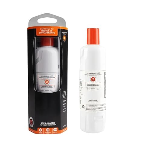 1–5 Stück kompatibel mit Everydrop EDR2RXD1 Kühlschrank-Filterelement – ​​kompatibel mit Whirlpool Ice Water Filter 2, Everydrop Element W10413645A, WRF989SDAB, hocheffiziente Filtration(1psc) von NRDHGS