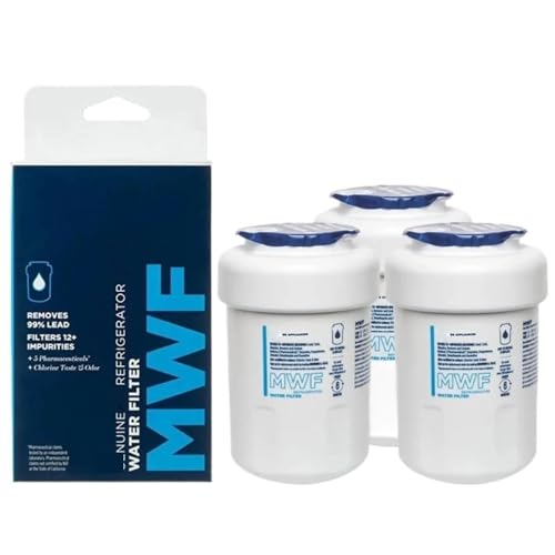 Ersatz, kompatibel mit GE MWF/MWFP/MWFA/GWF/HDX FMG-1 Kühlschrank-Wasserfilterkartusche – hocheffiziente Filtration, gesundes Trinkwasser(2psc) von NRDHGS