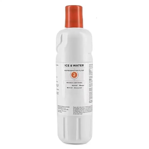 Ersatz kompatibel mit Whirlpool-Kühlschrank-Wasserfilter 2 – for EDR2RXD1, Element W10413645A, WRF989SDAB, hocheffiziente Filterung, gesundes Trinkwasser(1Pc) von NRDHGS