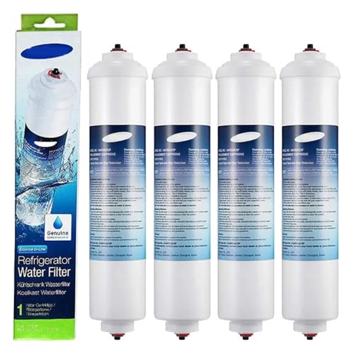 Kompatibel mit DA29-10105J Kühlschrankkartusche – Inline-Wasserfilter kompatibel mit AquaPure Plus HAFEX EXP, hocheffiziente Filtration(4pcs) von NRDHGS