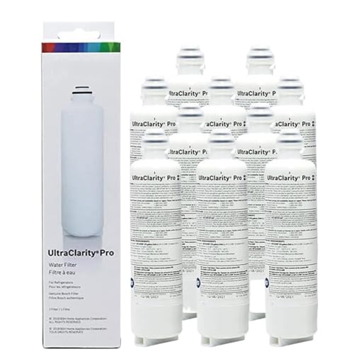 Kompatibel mit dem Ersatz der Wasserfilterkartusche for Bosch-Kühlschränke – BORPLFTR55, RA450022, REPLFLTR55, UltraClarity Pro, hocheffiziente Filtration(10 PCS) von NRDHGS