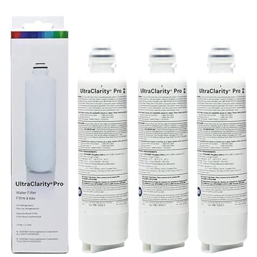 Kompatibel mit dem Ersatz der Wasserfilterkartusche for Bosch-Kühlschränke – BORPLFTR55, RA450022, REPLFLTR55, UltraClarity Pro, hocheffiziente Filtration(3 PCS) von NRDHGS