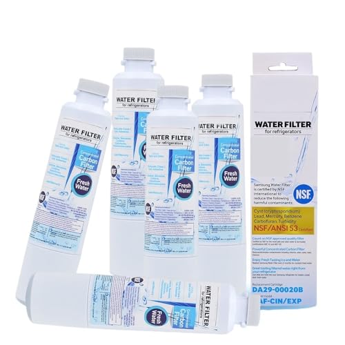 Neue Wasserfilter-Kartusche for Kühlschrank – Aktivkohle-Ersatz, kompatibel mit Samsung Da29-00020b, 5 Stück/Los, hocheffiziente Filtration Neue Wasserfilter-Kartusche for Kühlschrank – Aktivkohle-Ersatz, kompatibel mit Samsung Da29-00020b, 5 Stück/Los, hocheffiziente Filtration von NRDHGS