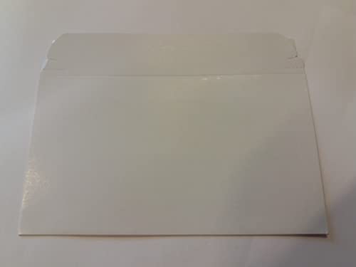 Kompaktbrief Umschläge DIN Lang Pappe Karton Selbstklebend weiss Vollpappe (1500) von NRV-Outdoorbedarf