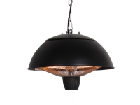 HORTUS Terrassenheizungsscharnier Modell 600/1500 W, HA, Ø42 cm, schwarz (211-306) von NSH Nordic