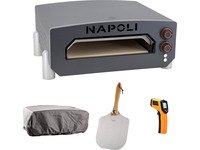 NAPOLI 13 Elektro-Pizzaofen, Deckel, Pizzaschieber und Infrarot-Thermometer (785-002) von NSH Nordic
