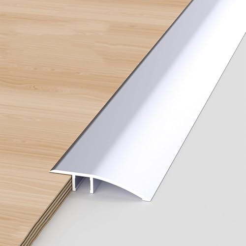 Selbstklebendes, flaches Übergangsprofil, Aluminium-Schwellenübergangsleiste, Teppichleiste, Vinyl-Ausgleichsleiste zwischen Hartholzböden und unebenen Oberflächen-Silver||90x4.2cm Selbstklebendes, flaches Übergangsprofil, Aluminium-Schwellenübergangsleiste, Teppichleiste, Vinyl-Ausgleichsleiste zwischen Hartholzböden und unebenen Oberflächen-Silver||90x4.2cm von NSIAWBDB