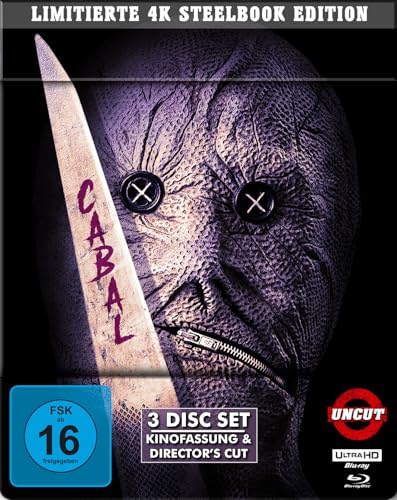 Cabal - Die Brut der Nacht (4K UHD+2Blu-Rays) - SteelBook - uncut von NSM Records