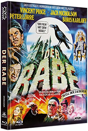 Der Rabe - Duell der Zauberer - uncut (Blu-Ray+DVD) auf 444 limitiertes Mediabook Cover A [Limited Collector's Edition] von NSM Records