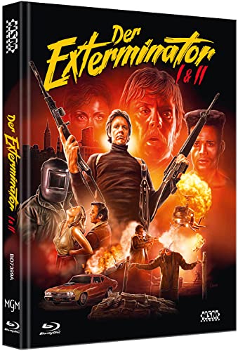 Exterminator 1 & Exterminator 2 [2 Blu-Ray] - uncut - limitiertes Mediabook Cover A von NSM Records