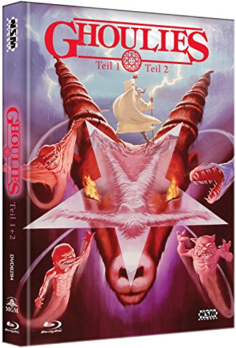 Ghoulies 1 & 2 [2 Blu-Ray+ 2 DVD] - uncut - auf 444 limitiertes Mediabook von NSM Records