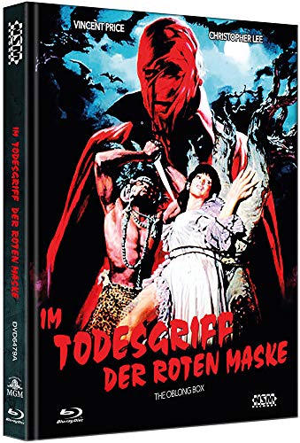 Im Todesgriff der roten Maske - The Oblong Box [Blu-Ray+DVD] - uncut - auf 333 Stück limitiertes Mediabook Cover A von NSM Records