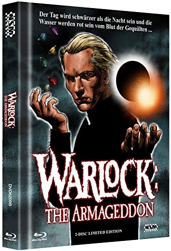 Warlock 2 - The Armageddon- uncut (Blu-Ray+DVD) auf 500 limitiertes Mediabook Cover B von NSM Records
