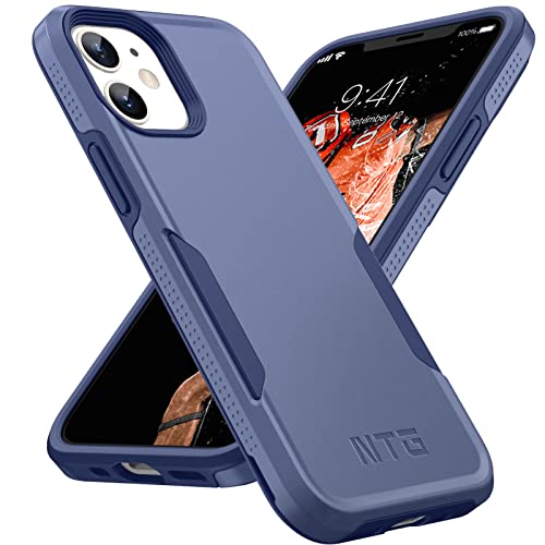 NTG [2023 Upgrade Stoßfest für iPhone 11 Hülle, Militärschutz Harter Schutzhülle Schlanke handyhülle iPhone 11(6,1 Zoll), Illusion Blau von NTG