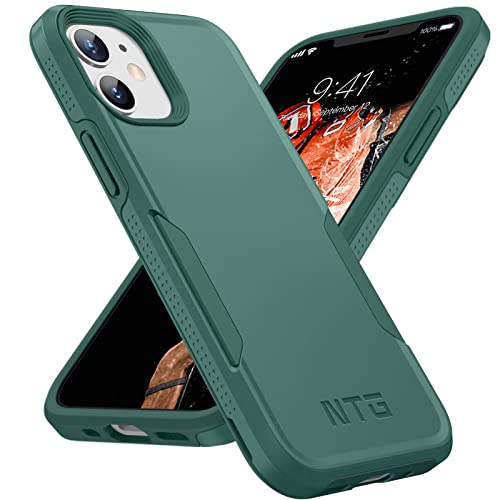 NTG [2023 Upgrade Stoßfest für iPhone 11 Hülle, Militärschutz Harter Schutzhülle Schlanke handyhülle iPhone 11(6,1 Zoll), Mitternachtsgrün von NTG